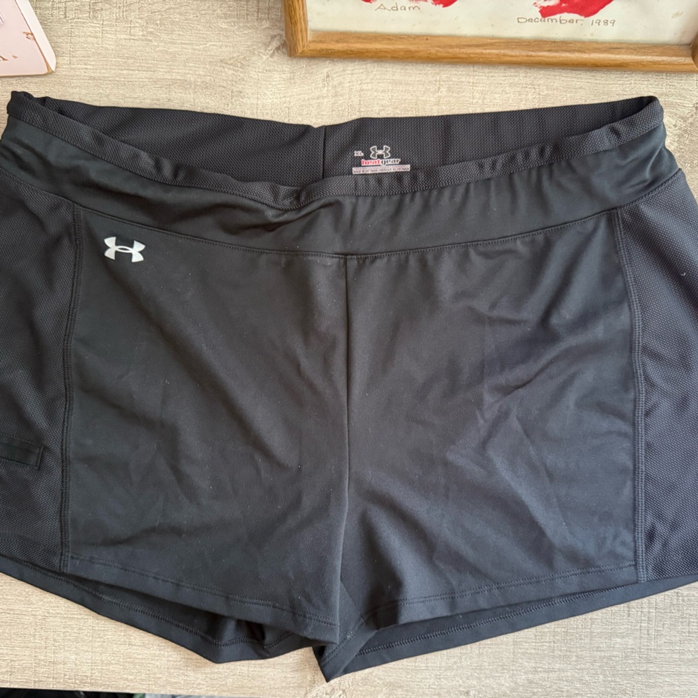 Under Armour HeatGear Black Shorts